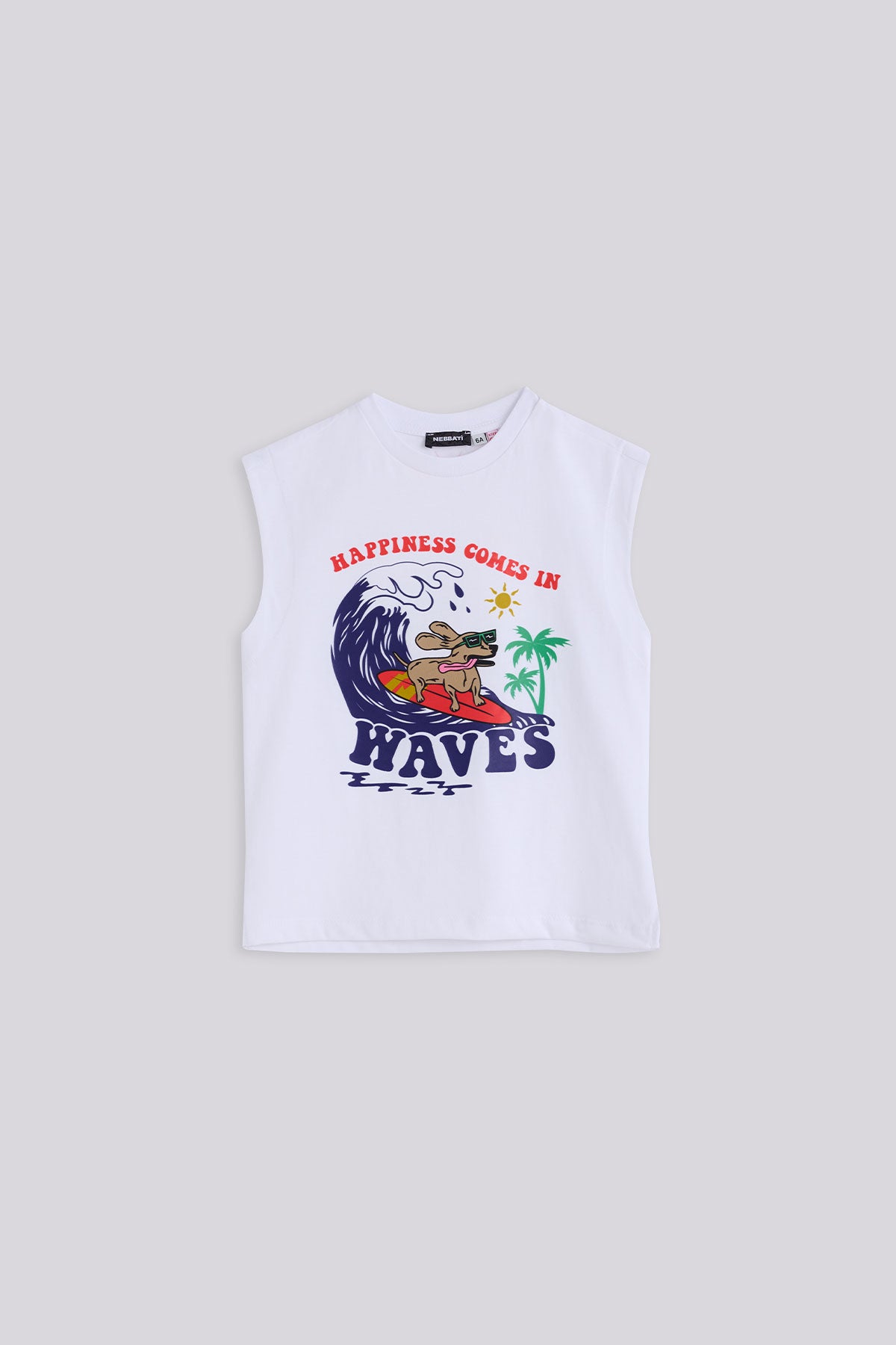 Boy White Undershirt