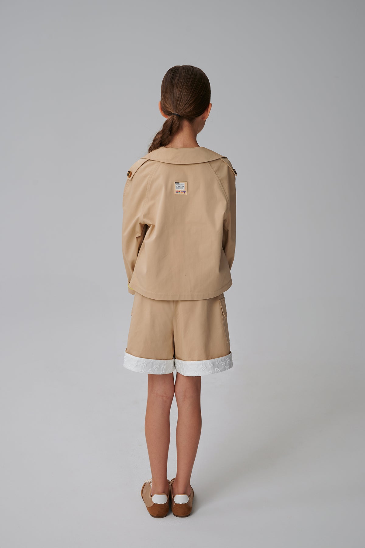 Girl Beige Shorts