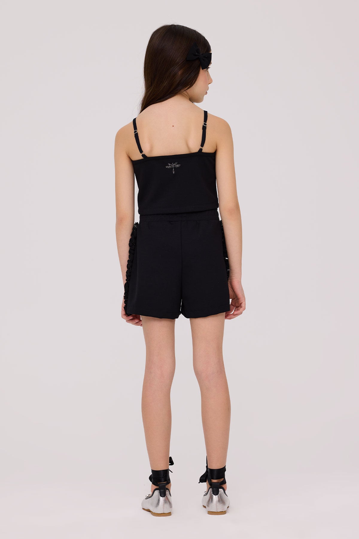 Girl Black Blouse