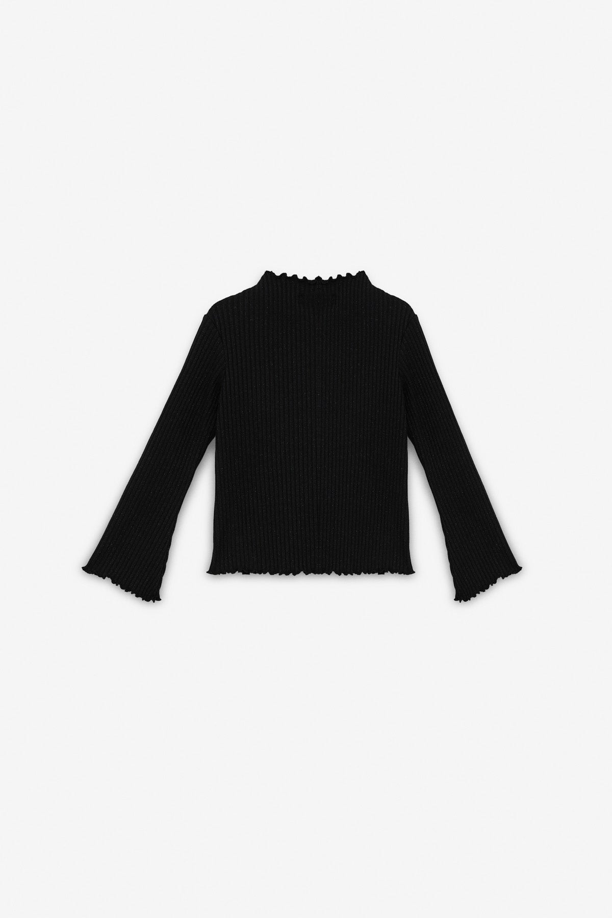 Girl Black Blouse