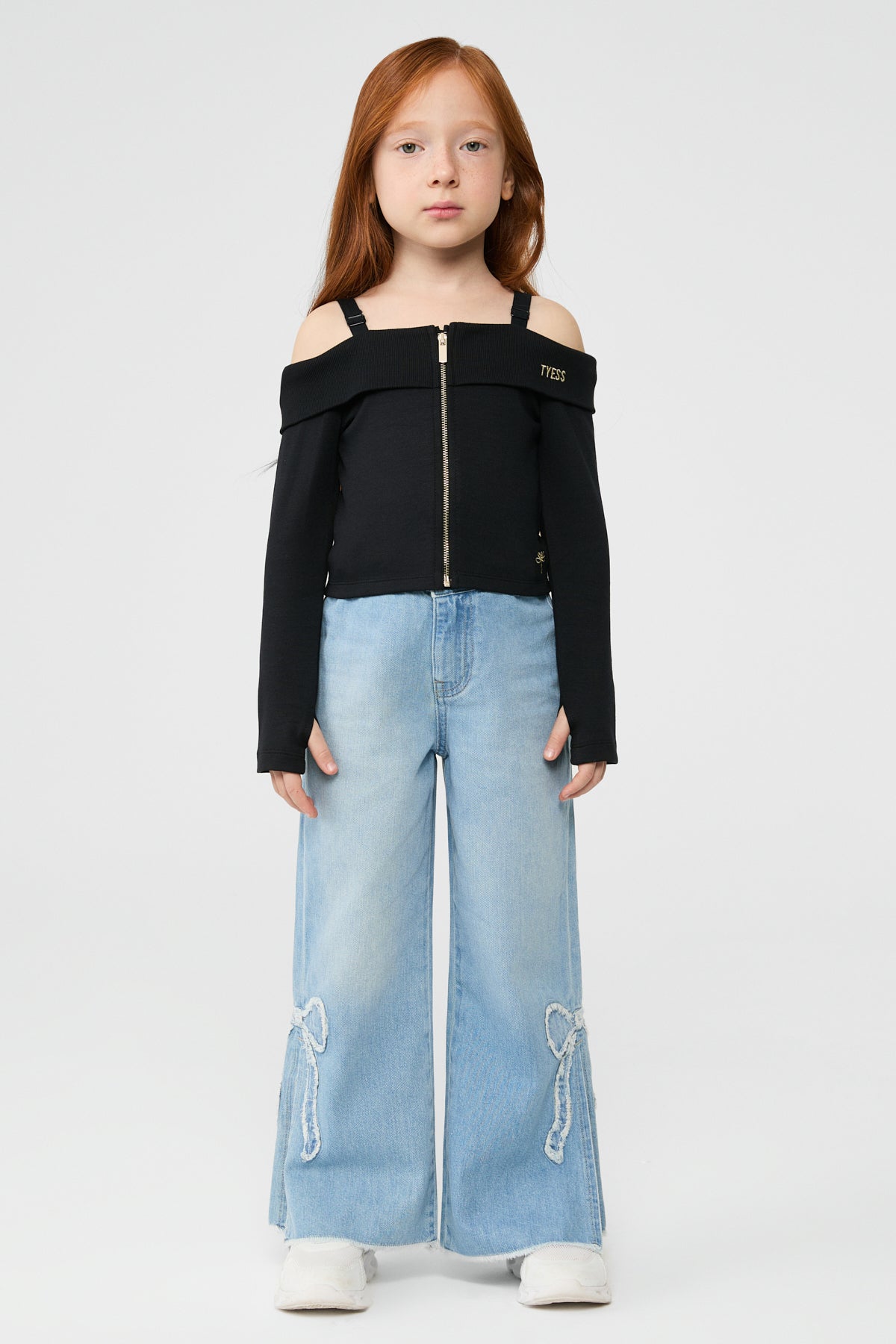 Girl Black Blouse
