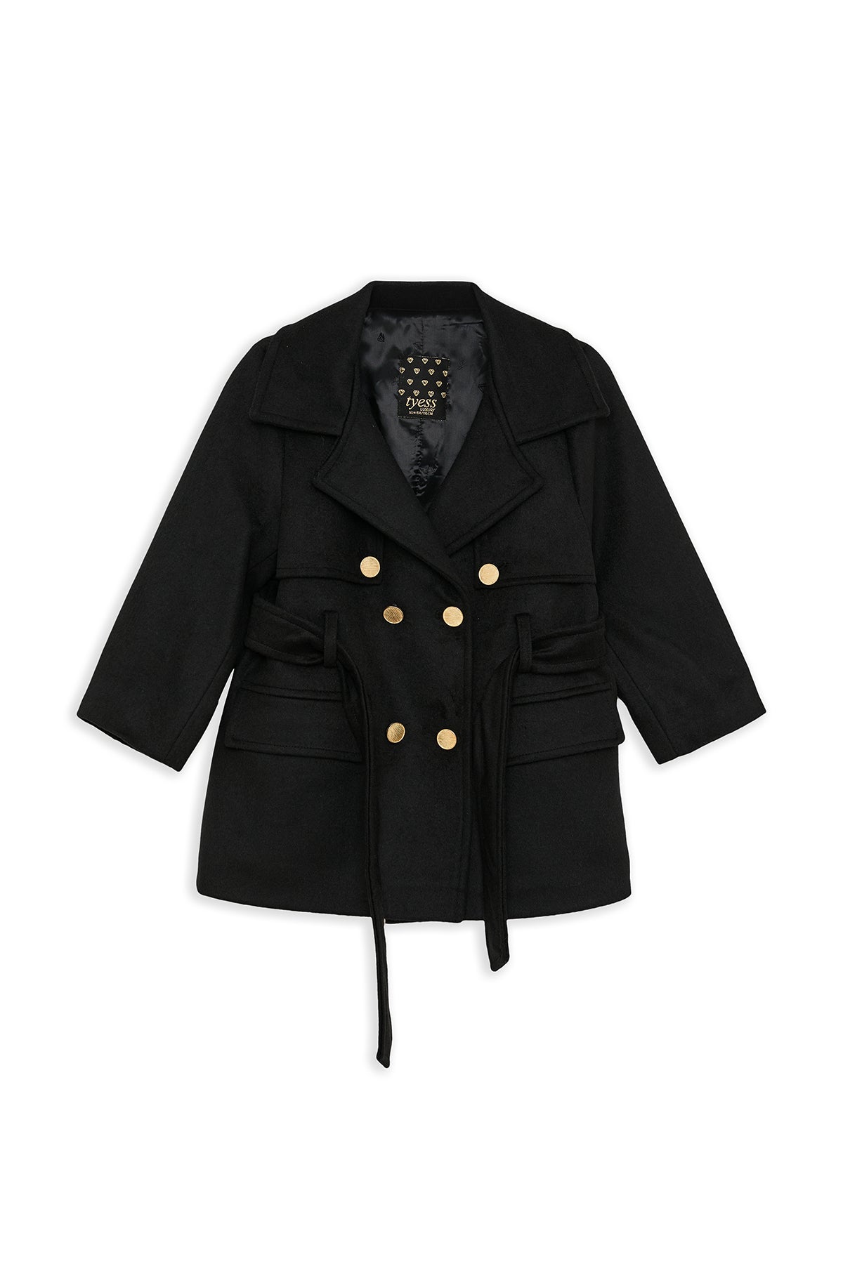 Girl Black Coat