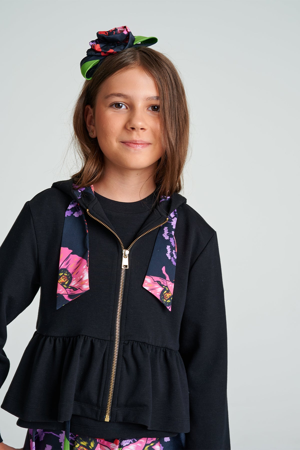 Girl Black Jacket