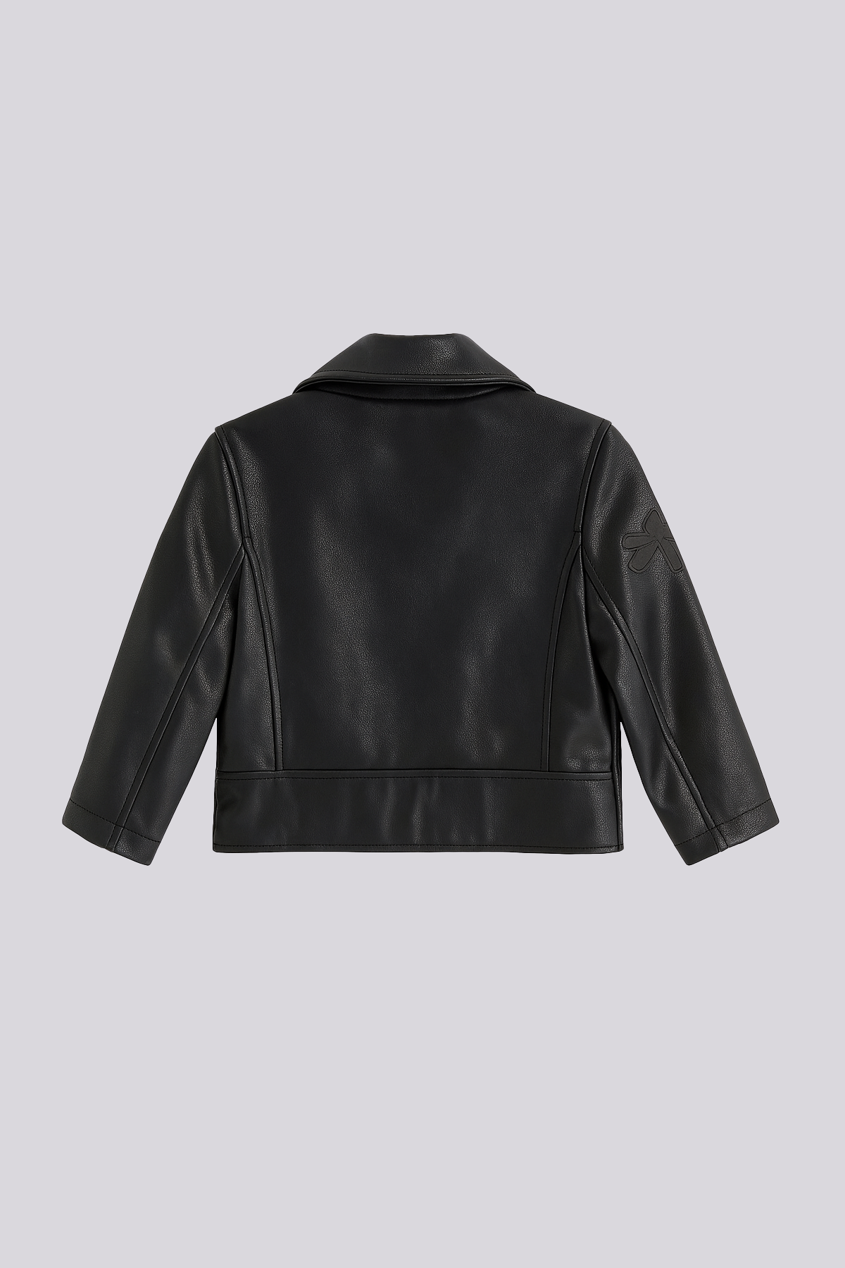 Girl Black Leather Jacket