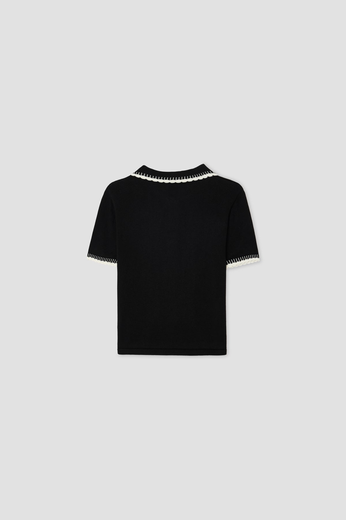 Girl Black Polo