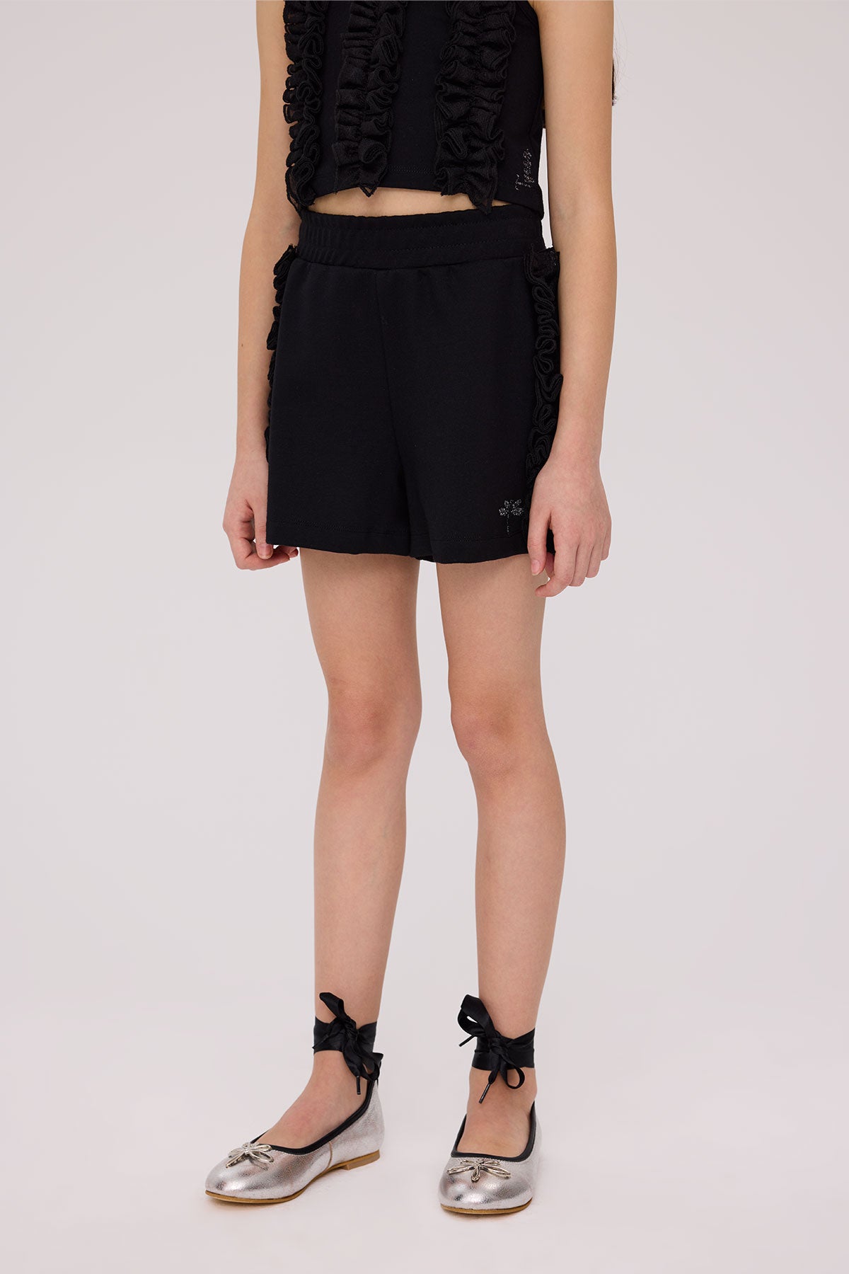 Girl Black Shorts