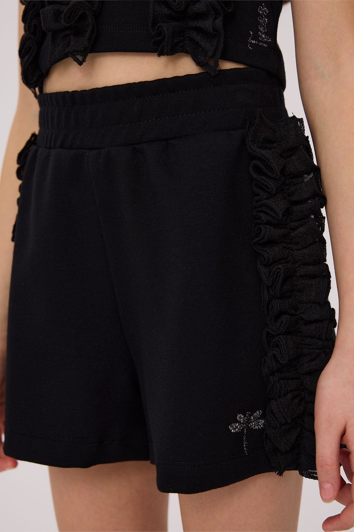 Girl Black Shorts