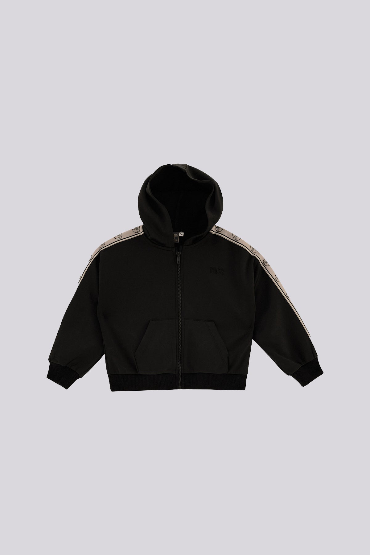 Girl Black Tracksuit Top