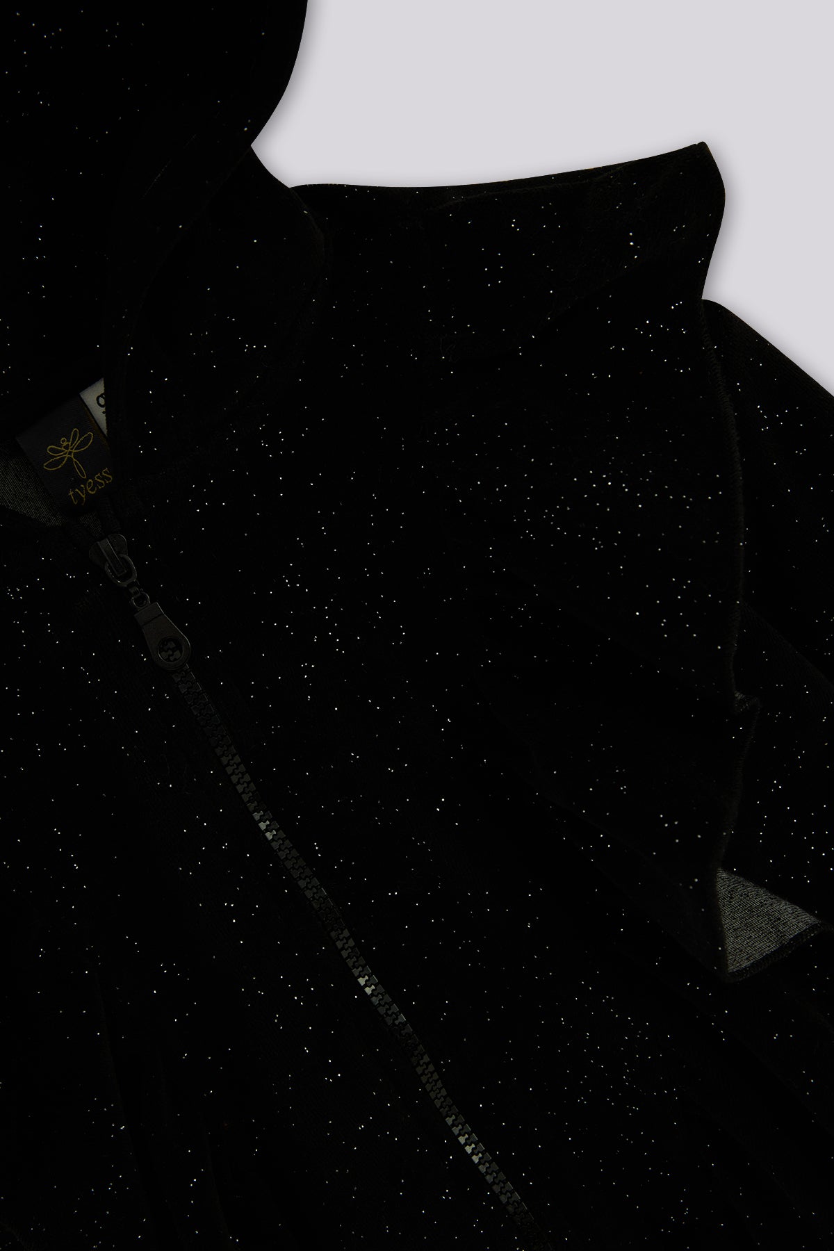 Girl Black Tracksuit Top