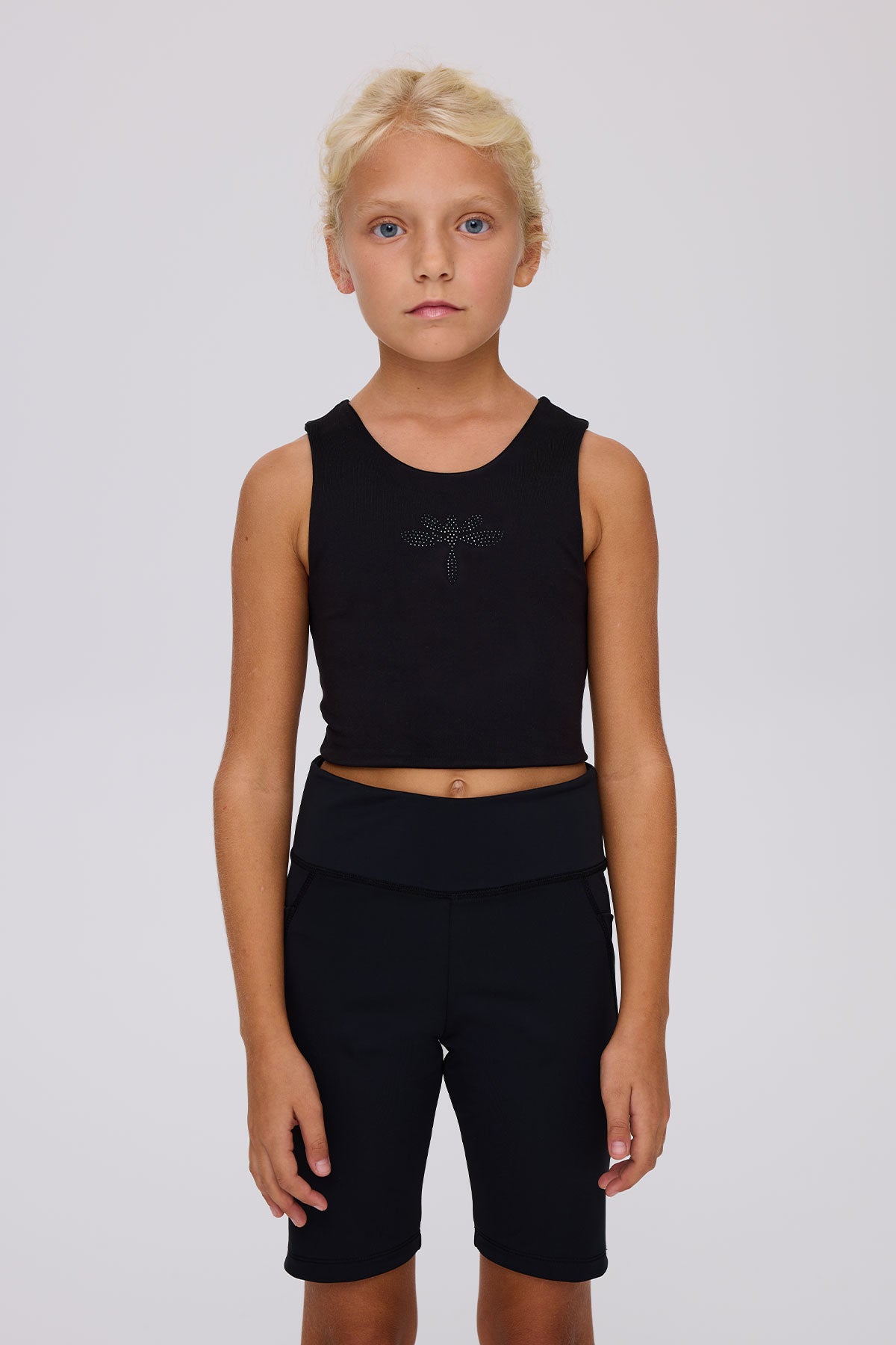 Girl Black Undershirt
