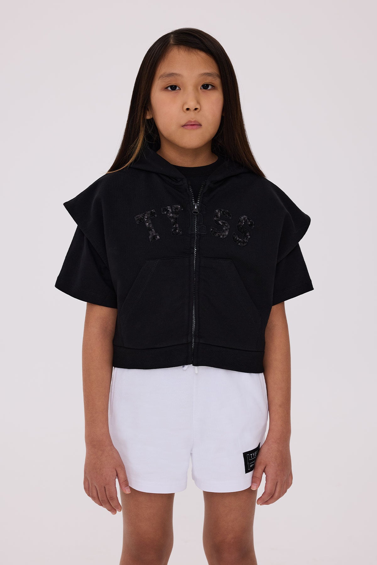 Girl Black Vest