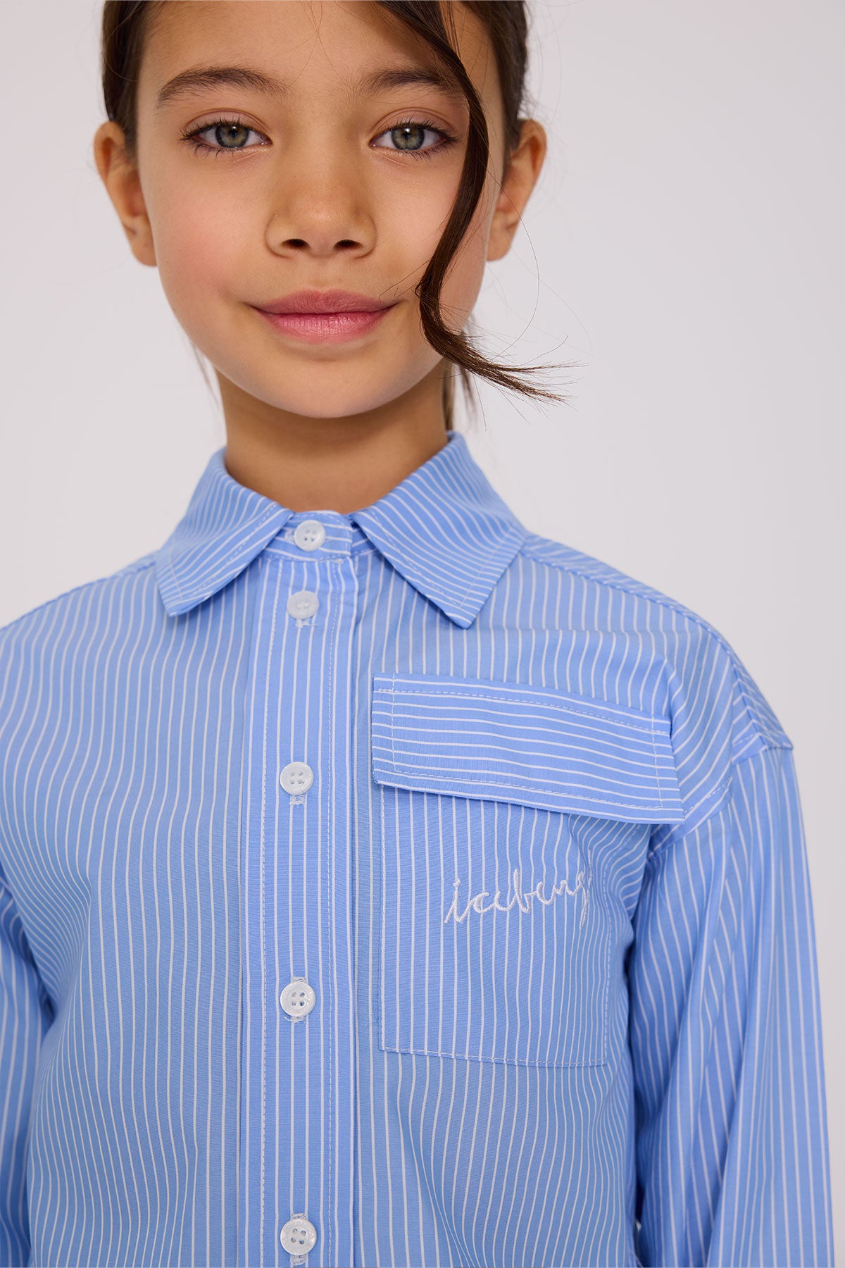 Girl Blue Shirt