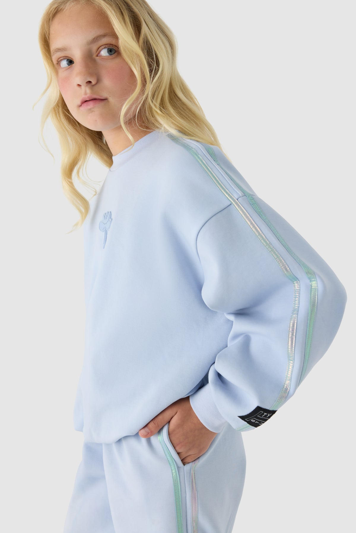 Girl Blue Sweatshirt
