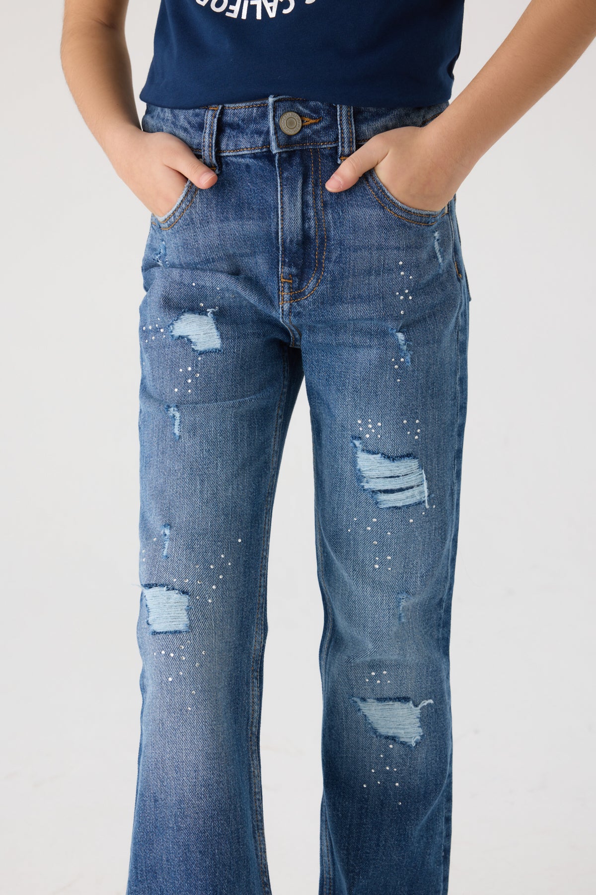 Girl Blue Trousers