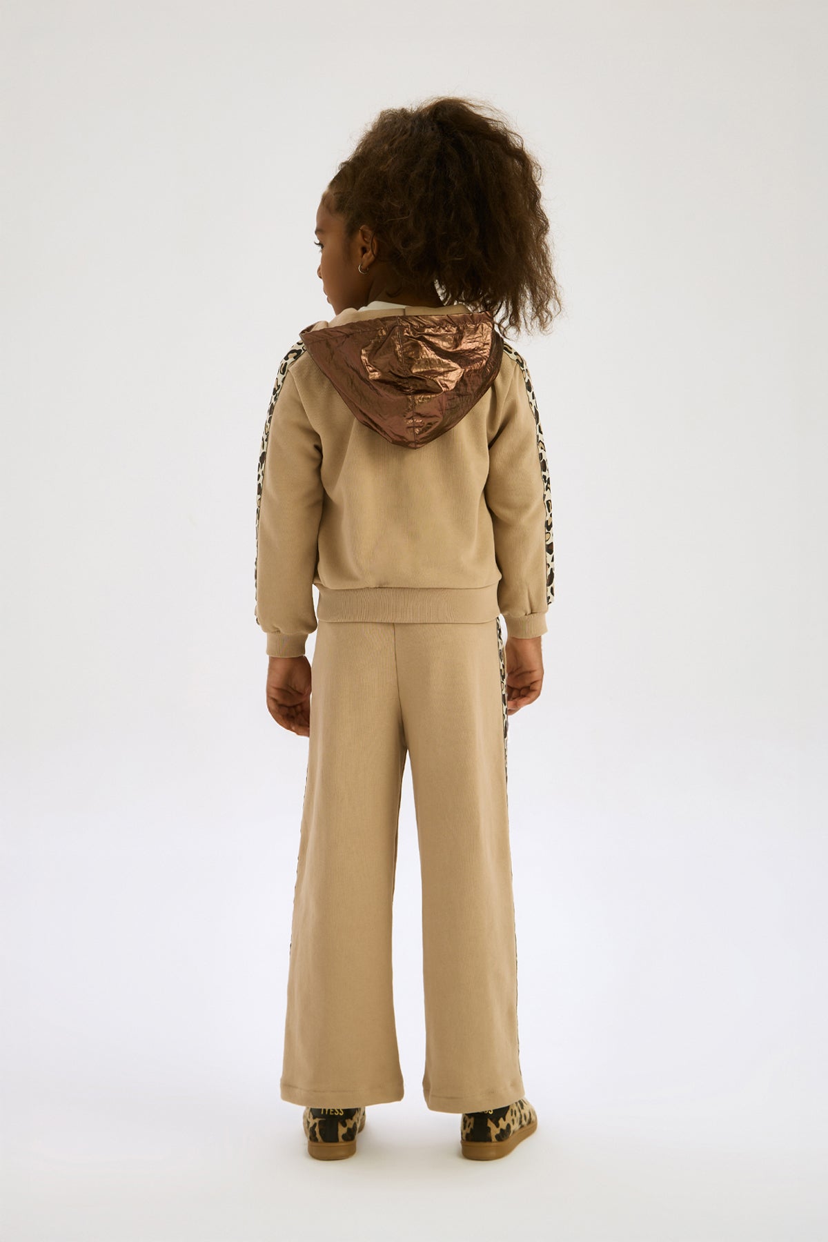 Girl Brown Tracksuit Top