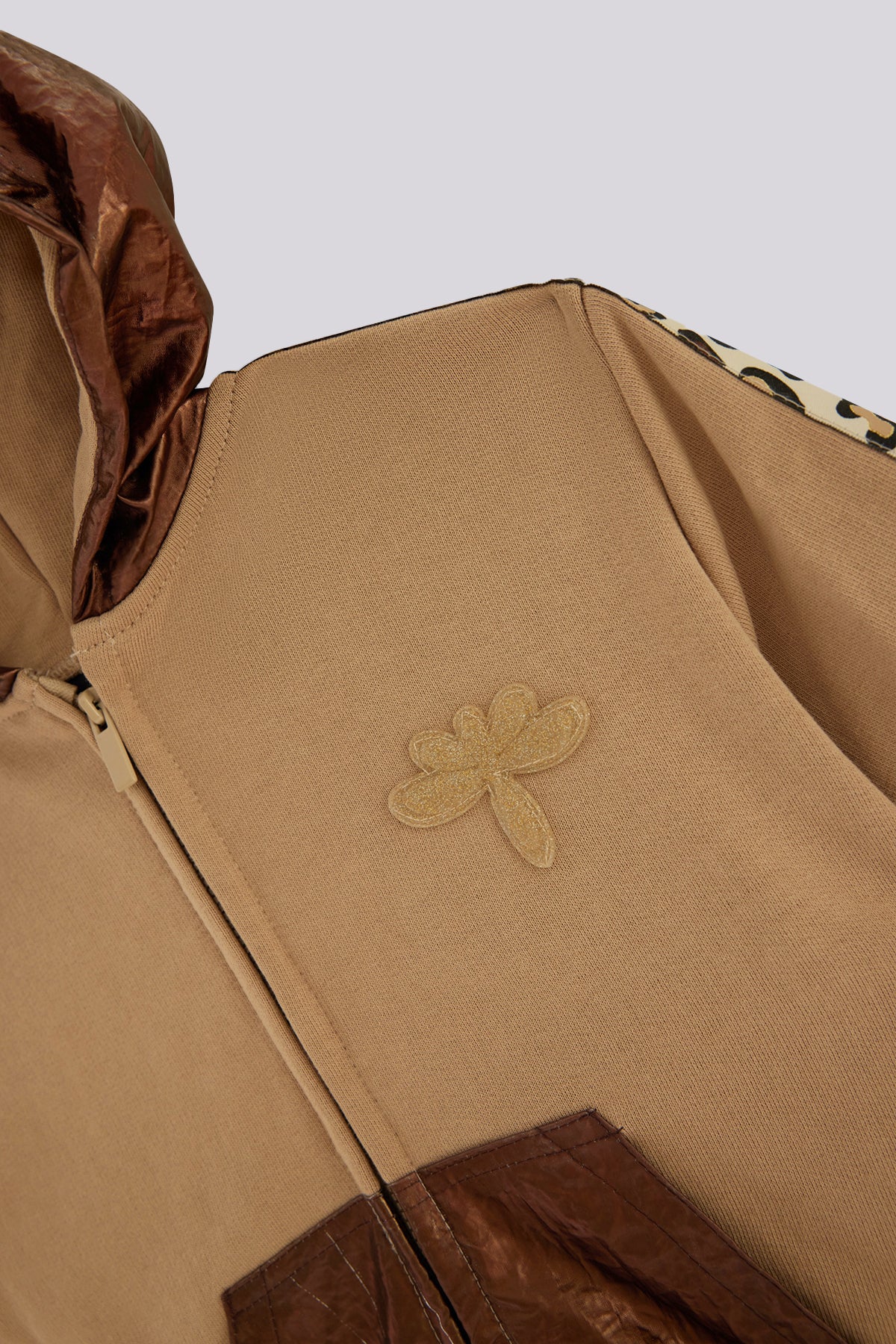 Girl Brown Tracksuit Top