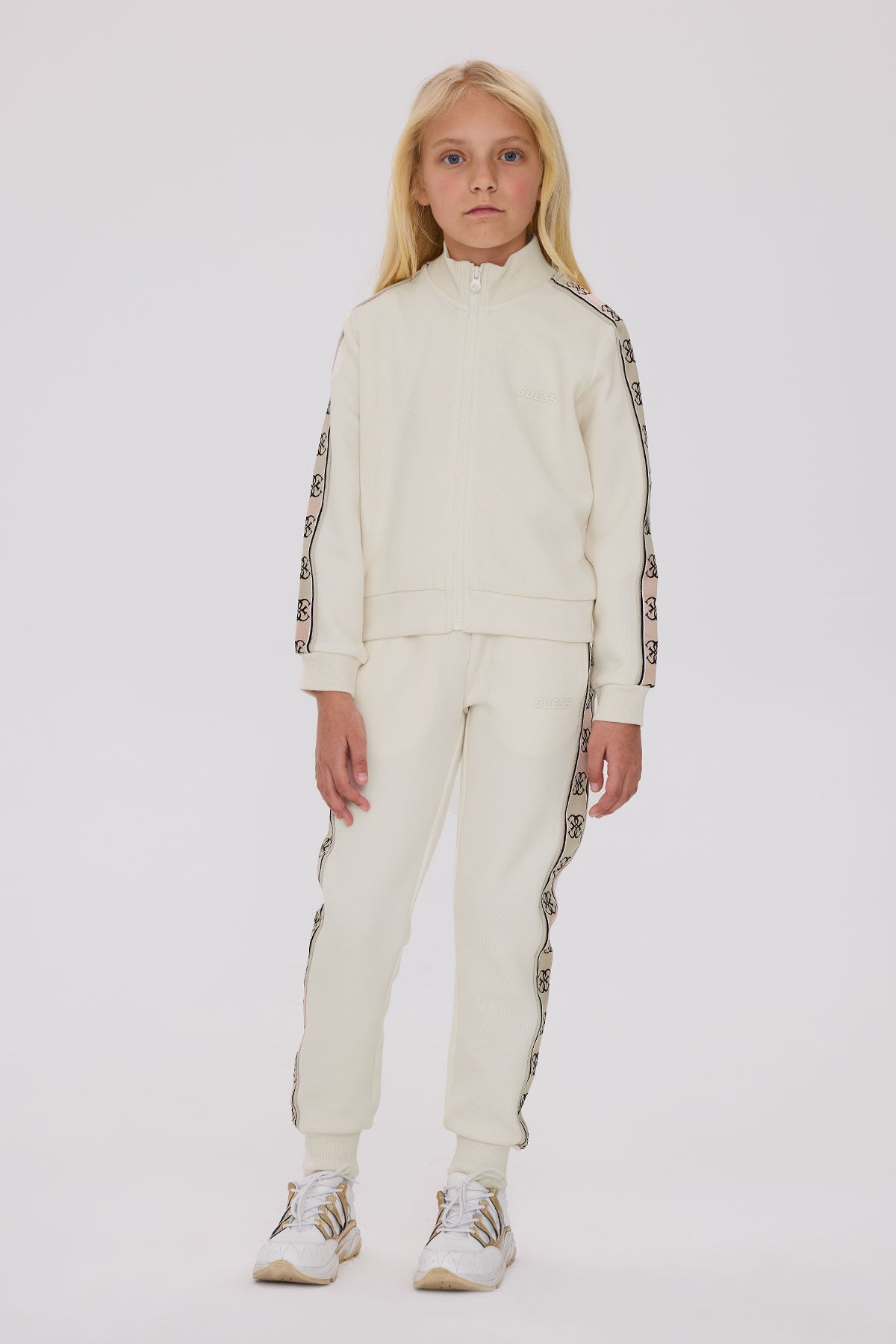 Girl Cream Tracksuit Top