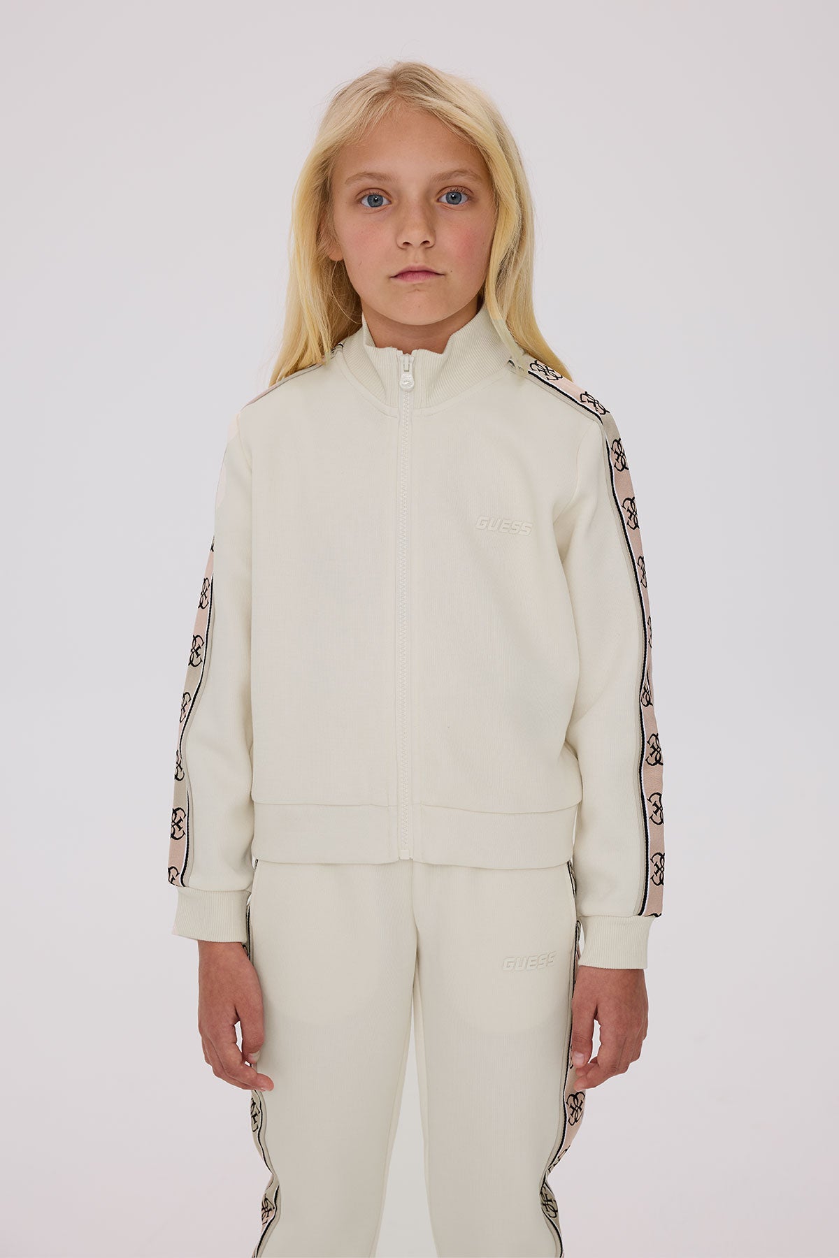Girl Cream Tracksuit Top