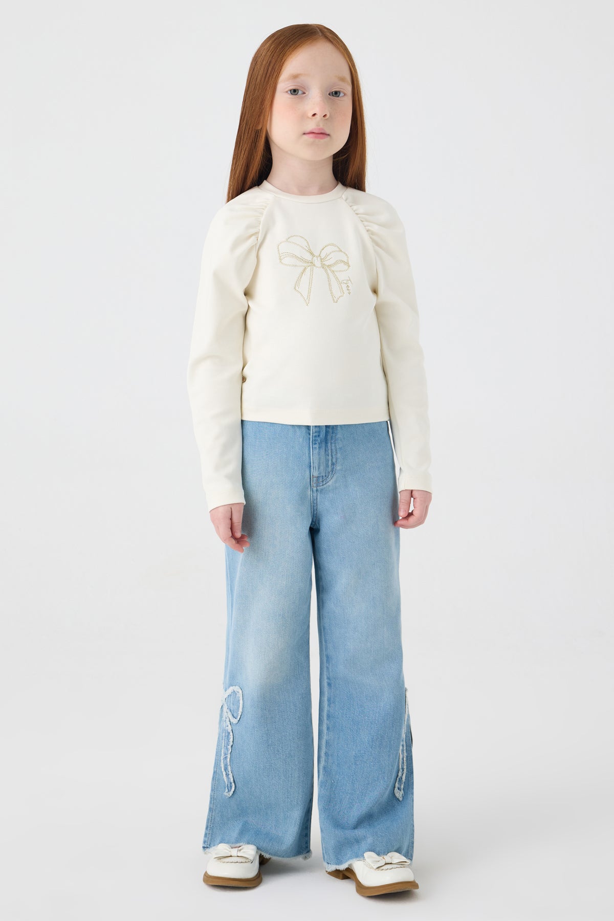 Girl Ecru Blouse