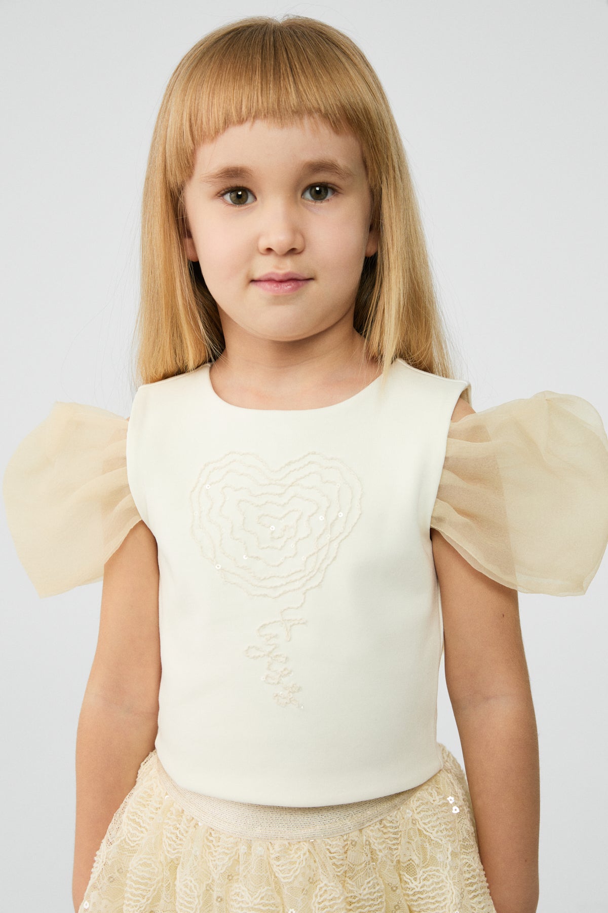Girl Ecru Blouse