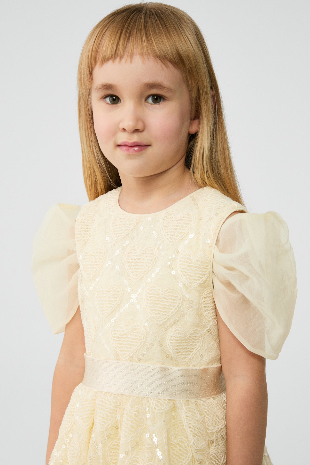 Girl Ecru Dress