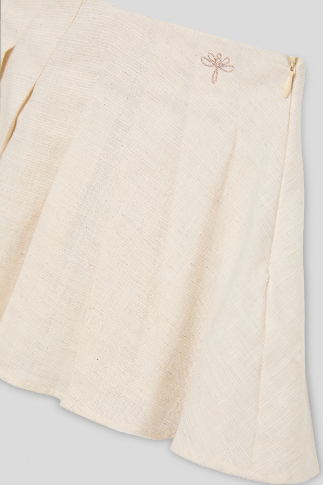 Girl Ecru Shorts Skirt