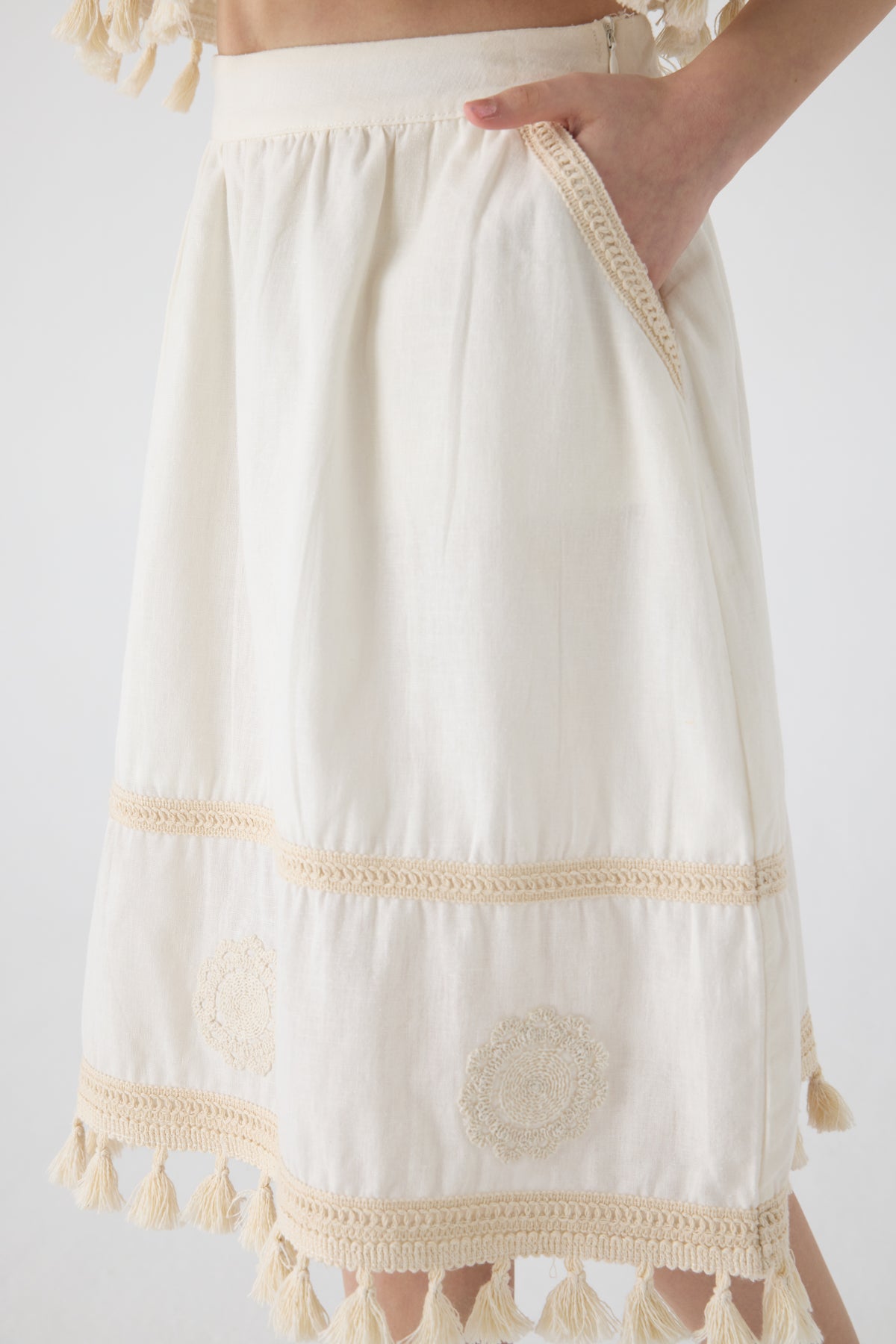 Girl Ecru Skirt
