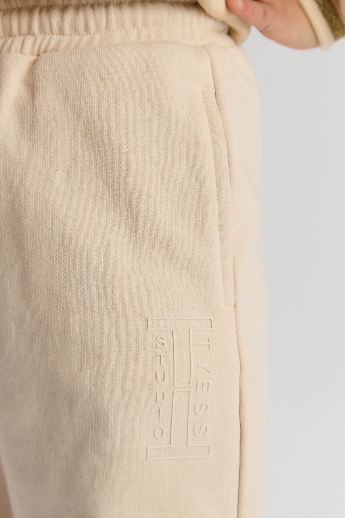 Girl Ecru Tracksuit Bottom