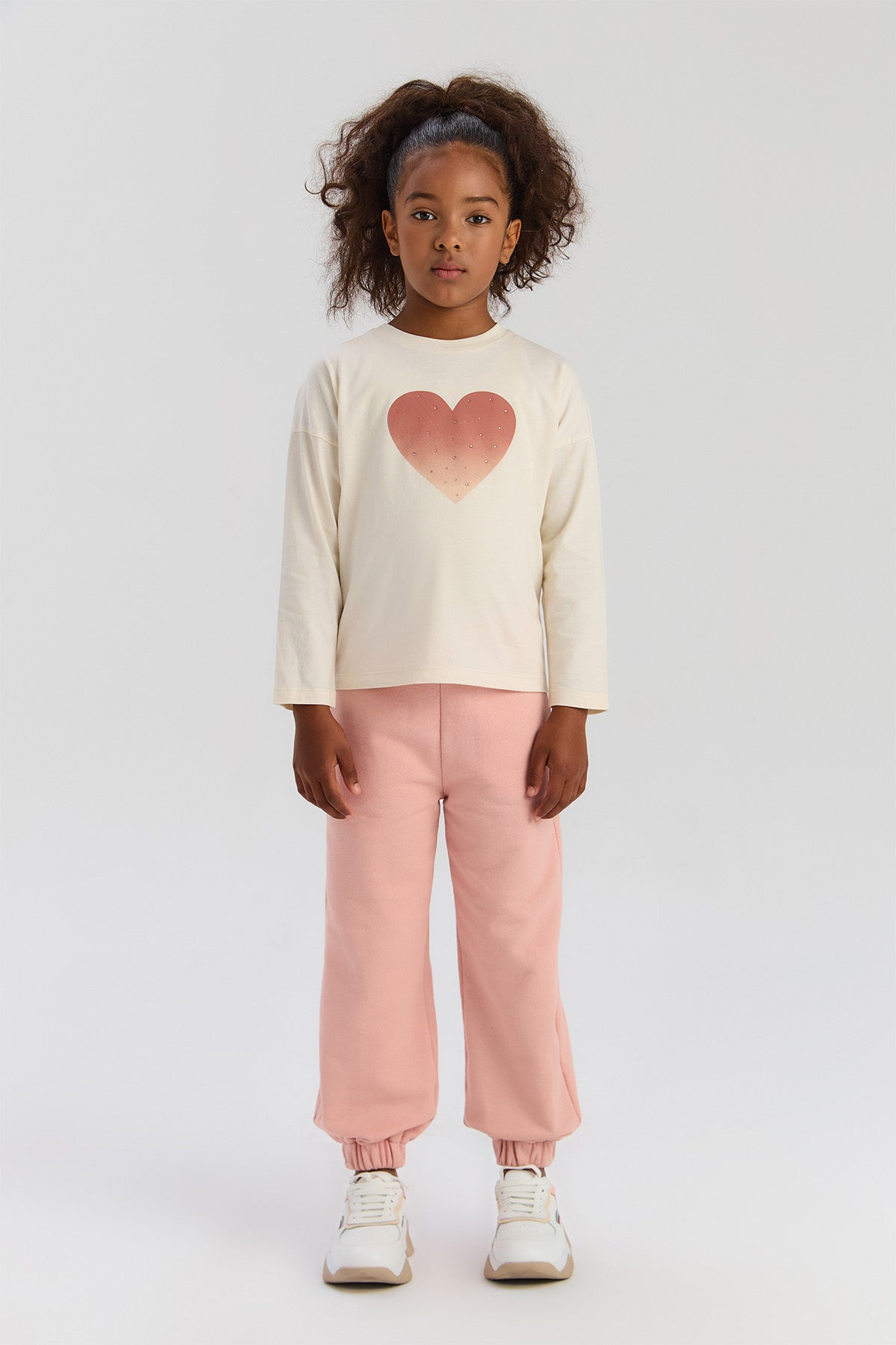 Girl Ecru Tshirt