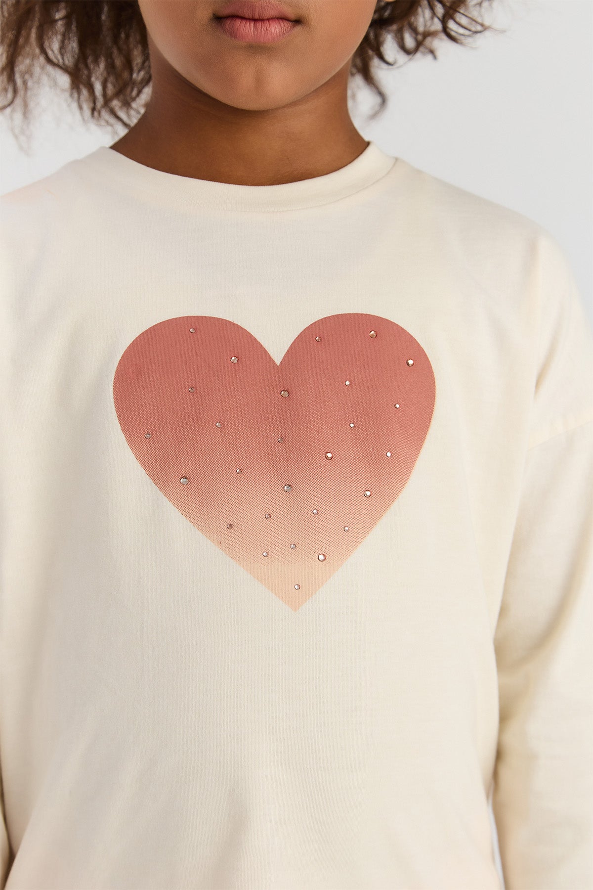 Girl Ecru Tshirt