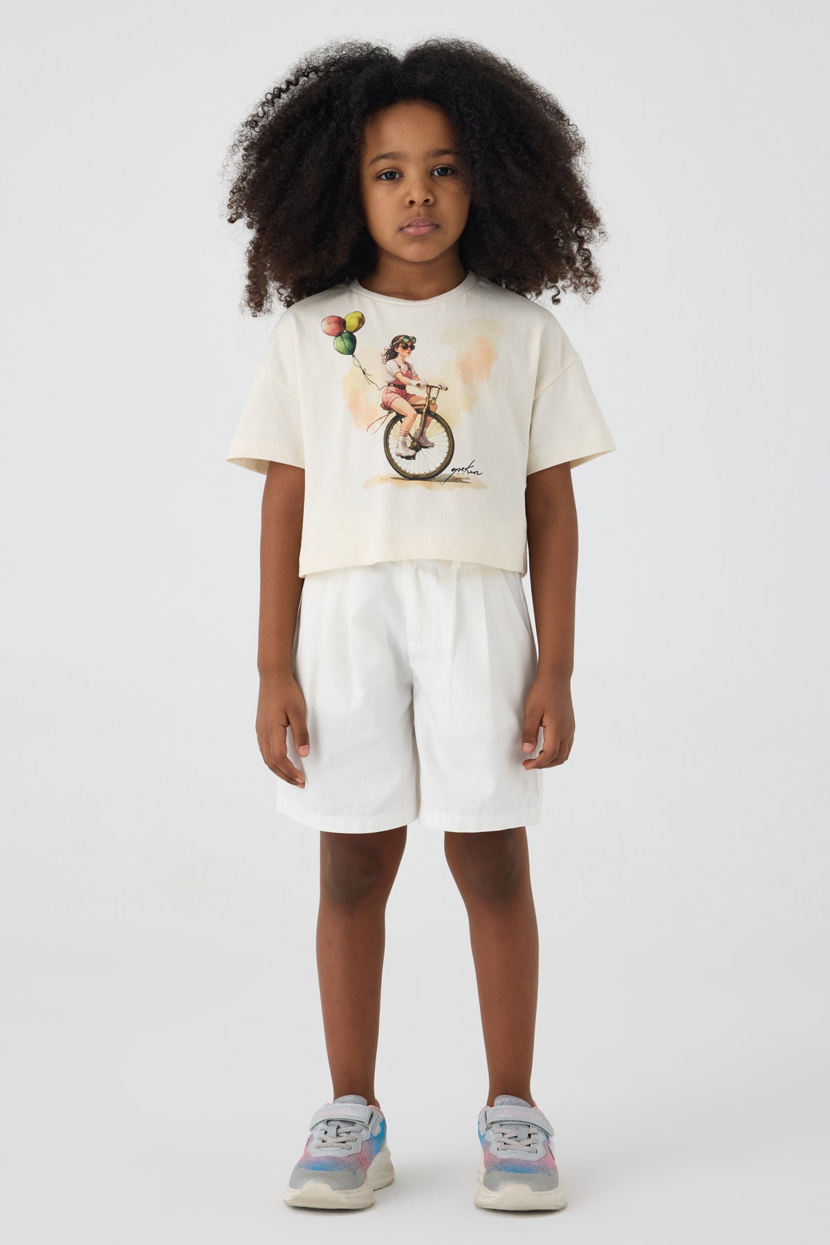 Girl Ecru Tshirt