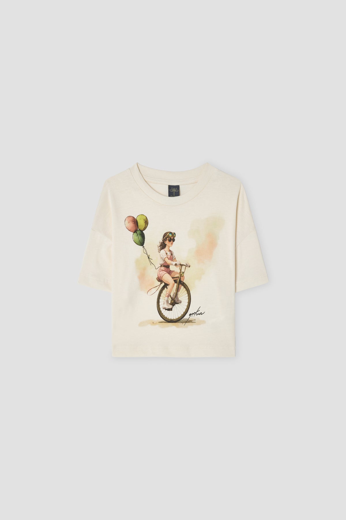 Girl Ecru Tshirt
