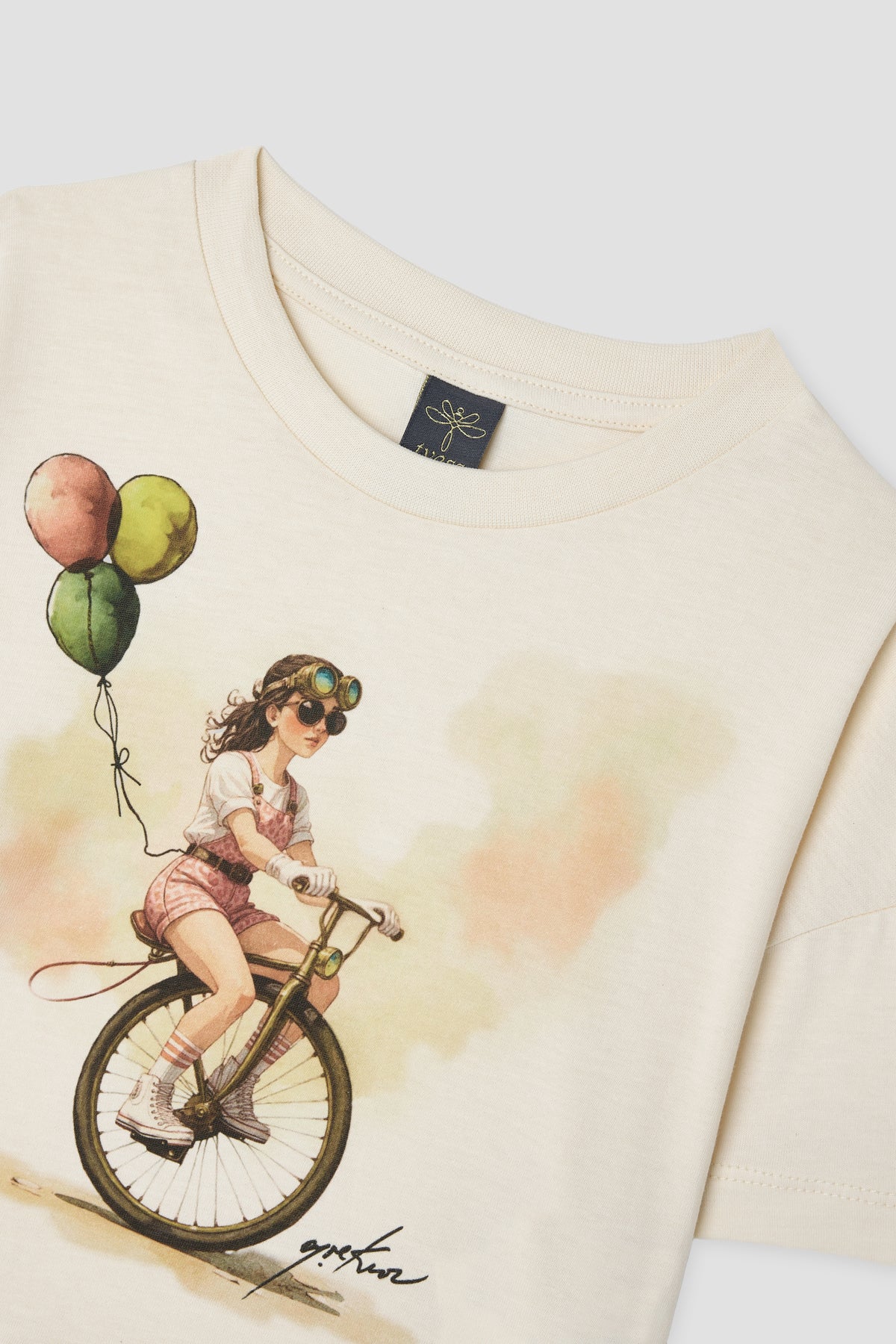 Girl Ecru Tshirt