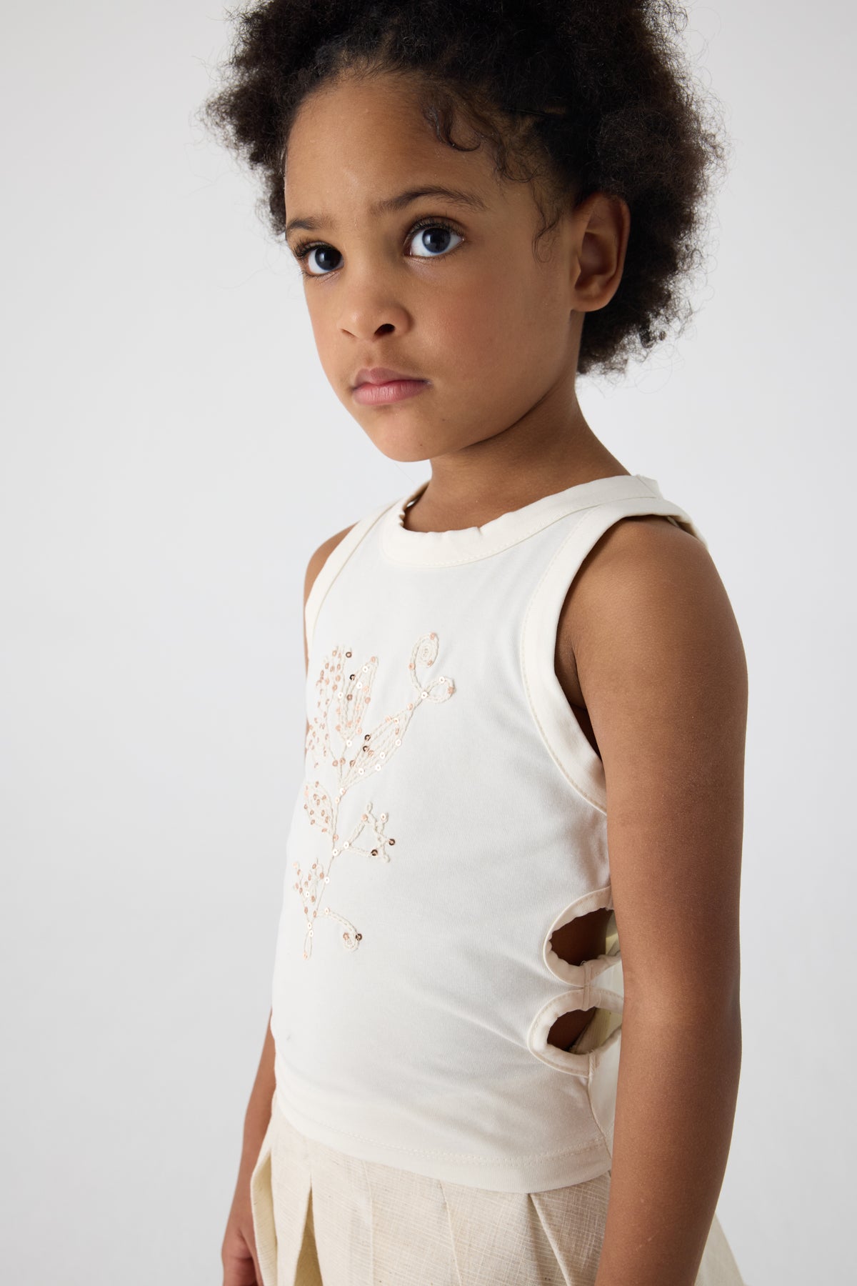 Girl Ecru Undershirt