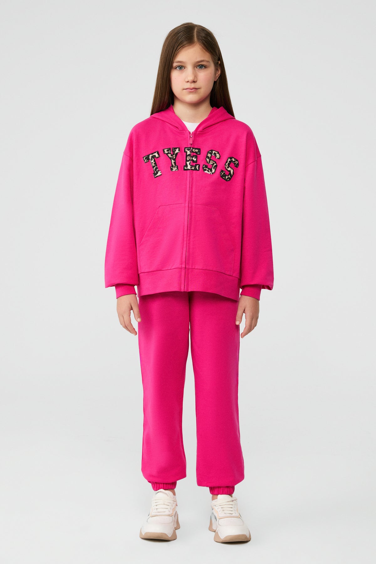 Girl Fusia Tracksuit Top