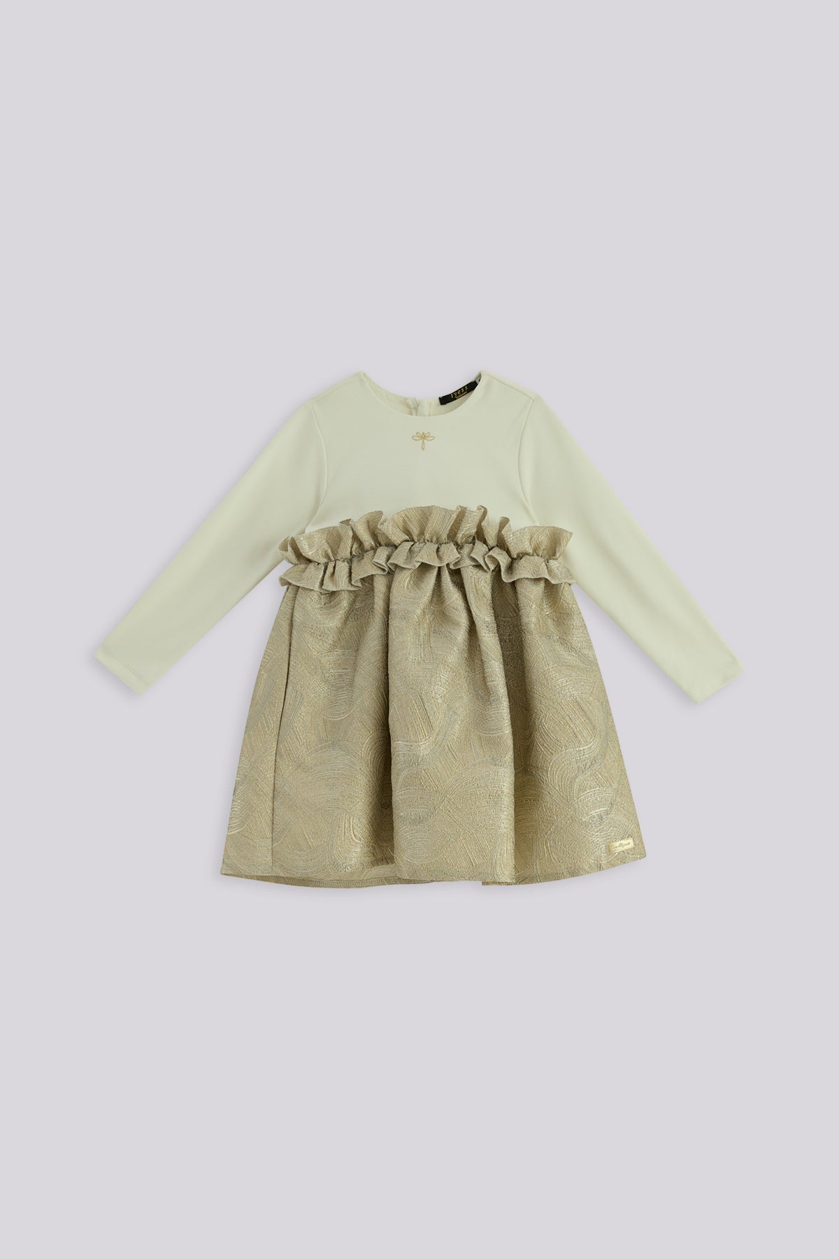 Girl Gold Dress