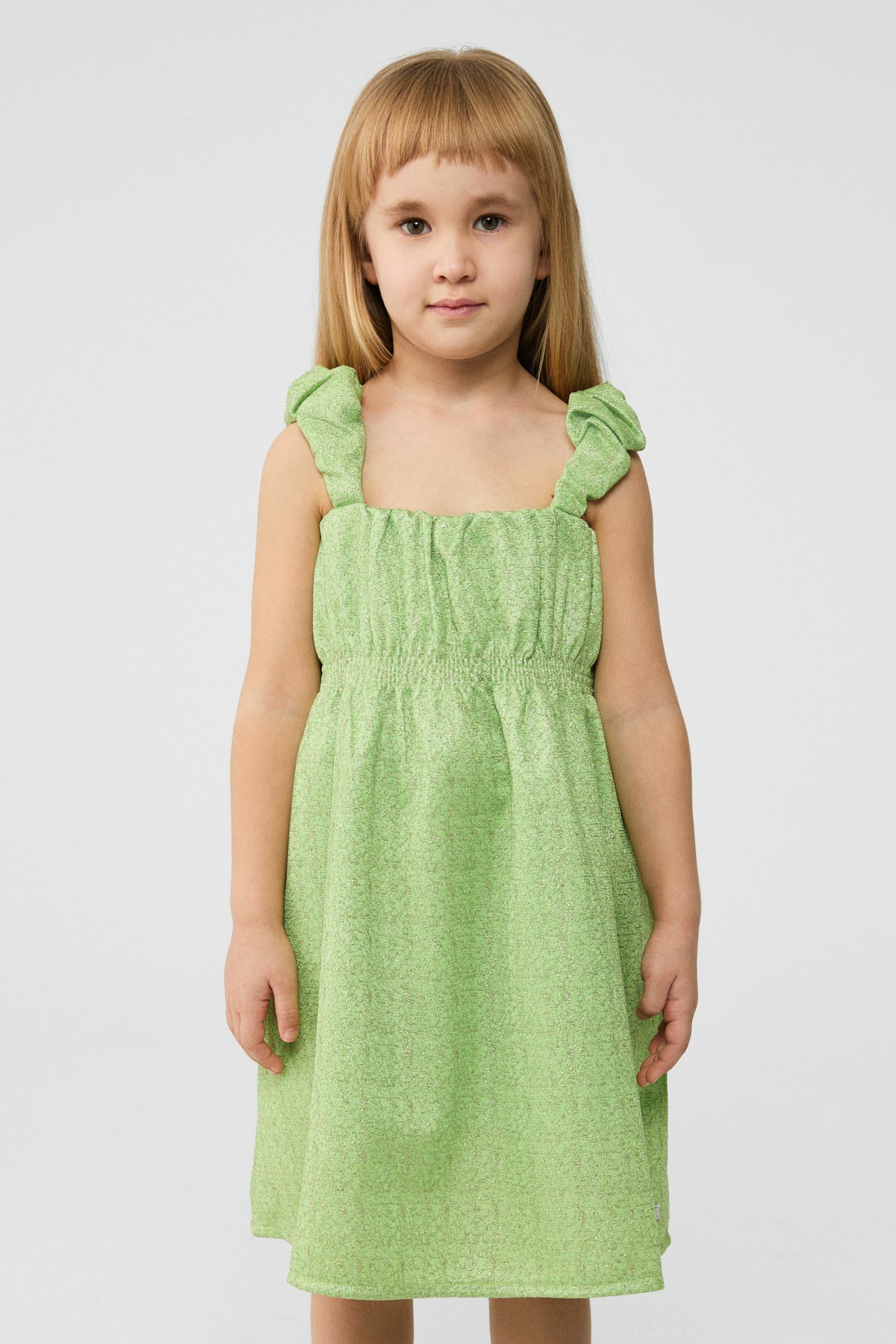 Girl Green Dress