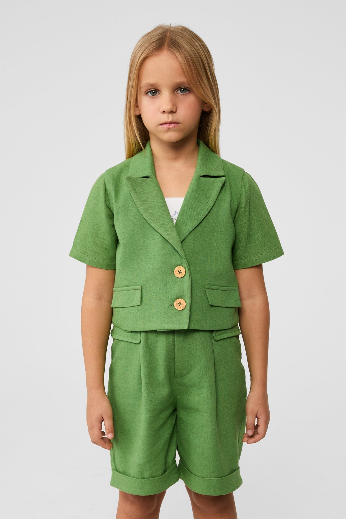 Girl Green Jacket