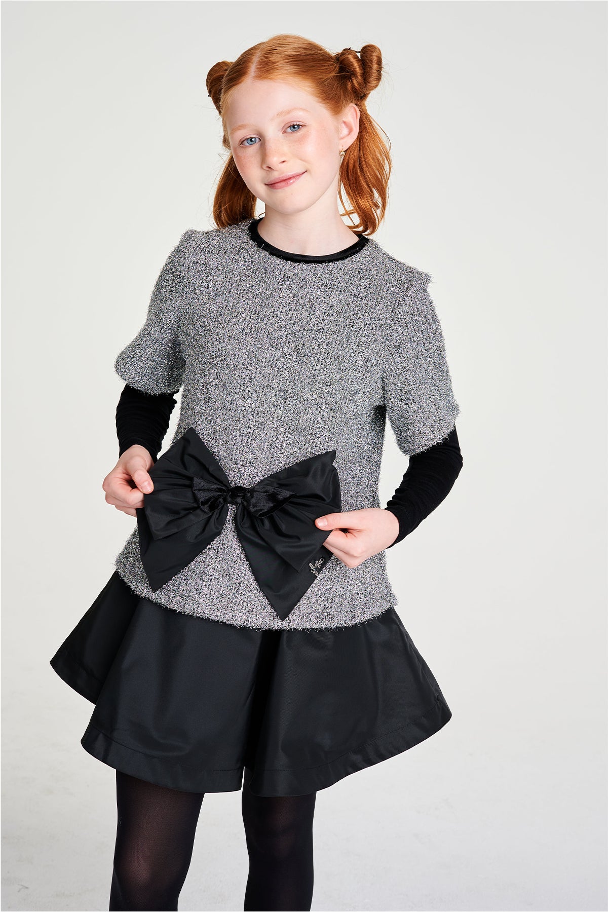 Girl Grey Dress