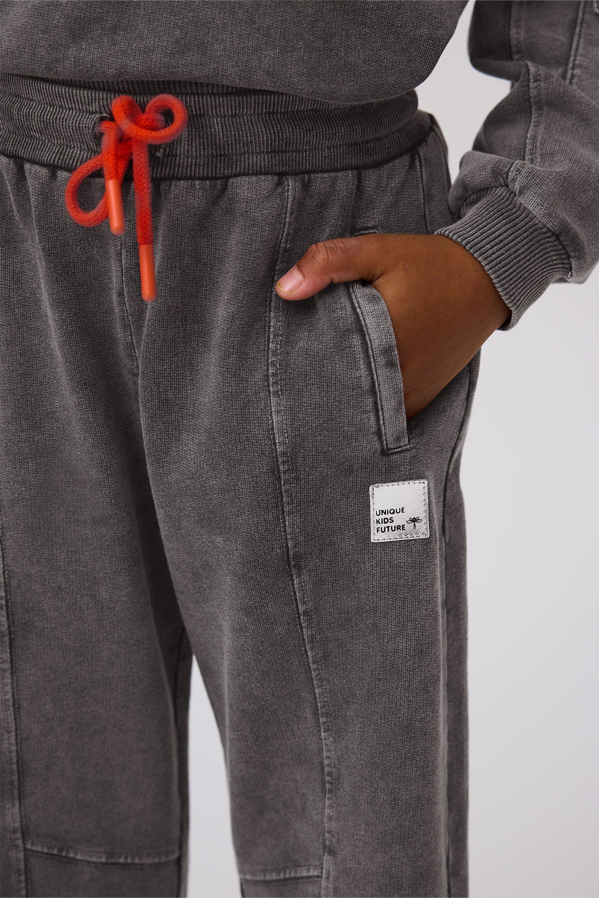 Girl Grey Melange Tracksuit Bottom