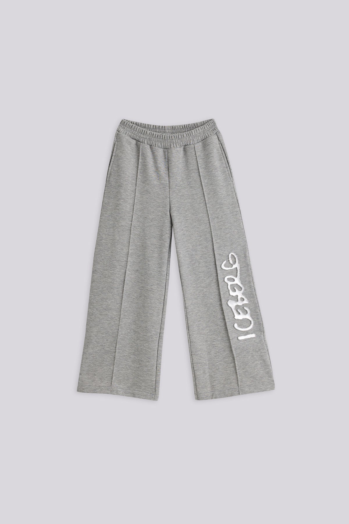 Girl Grey Melange Tracksuit Bottom