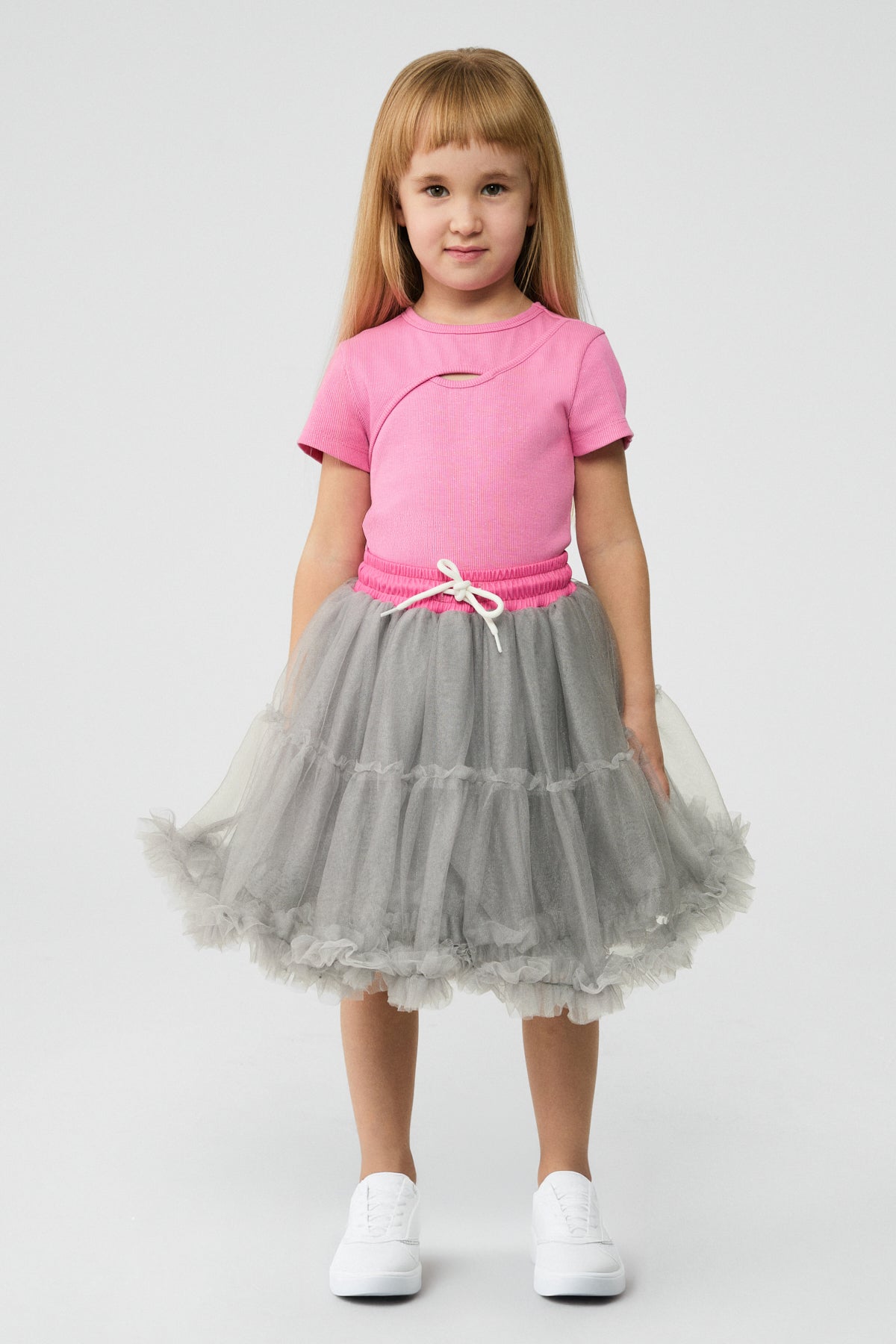 Girl Grey Skirt