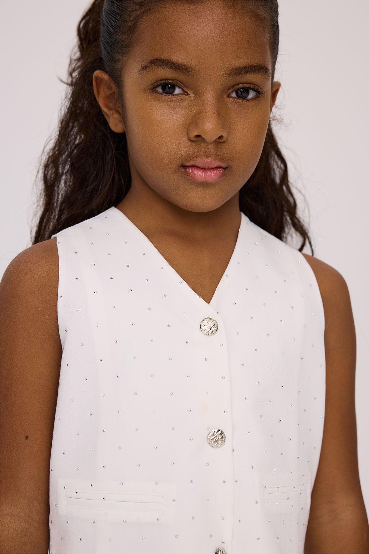 Girl Grey Vest