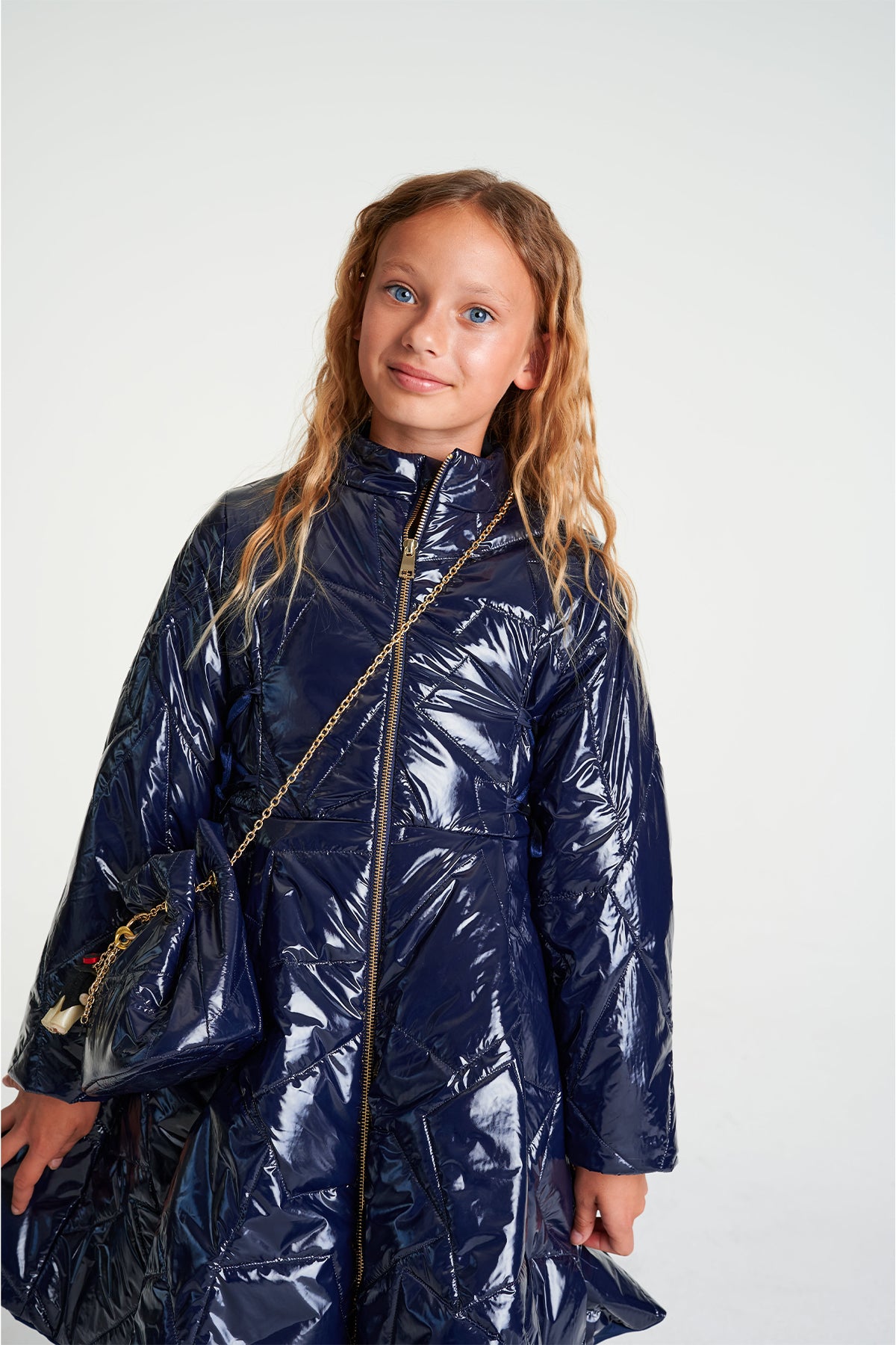 Girl Navy Blue Coat