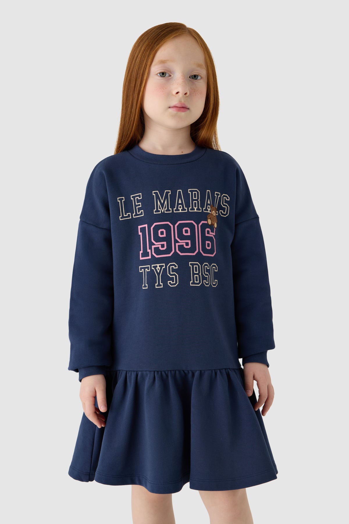 Girl Navy Blue Dress