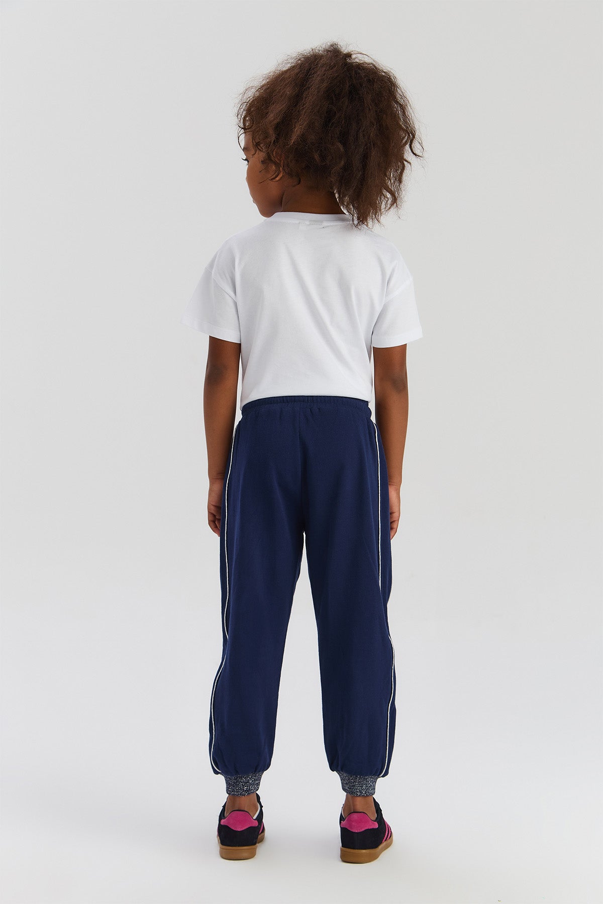 Girl Navy Blue Tracksuit Bottom