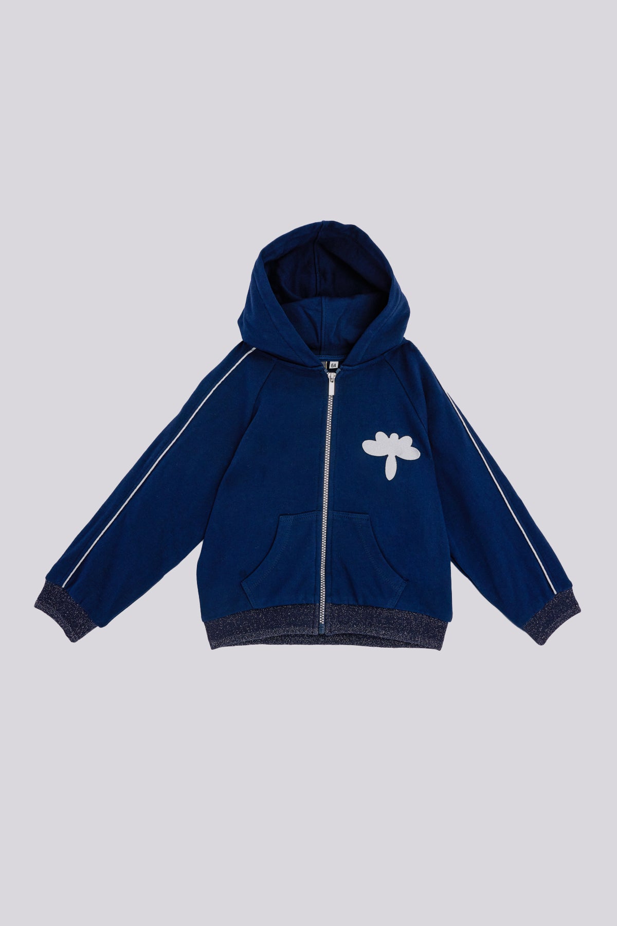 Girl Navy Blue Tracksuit Top