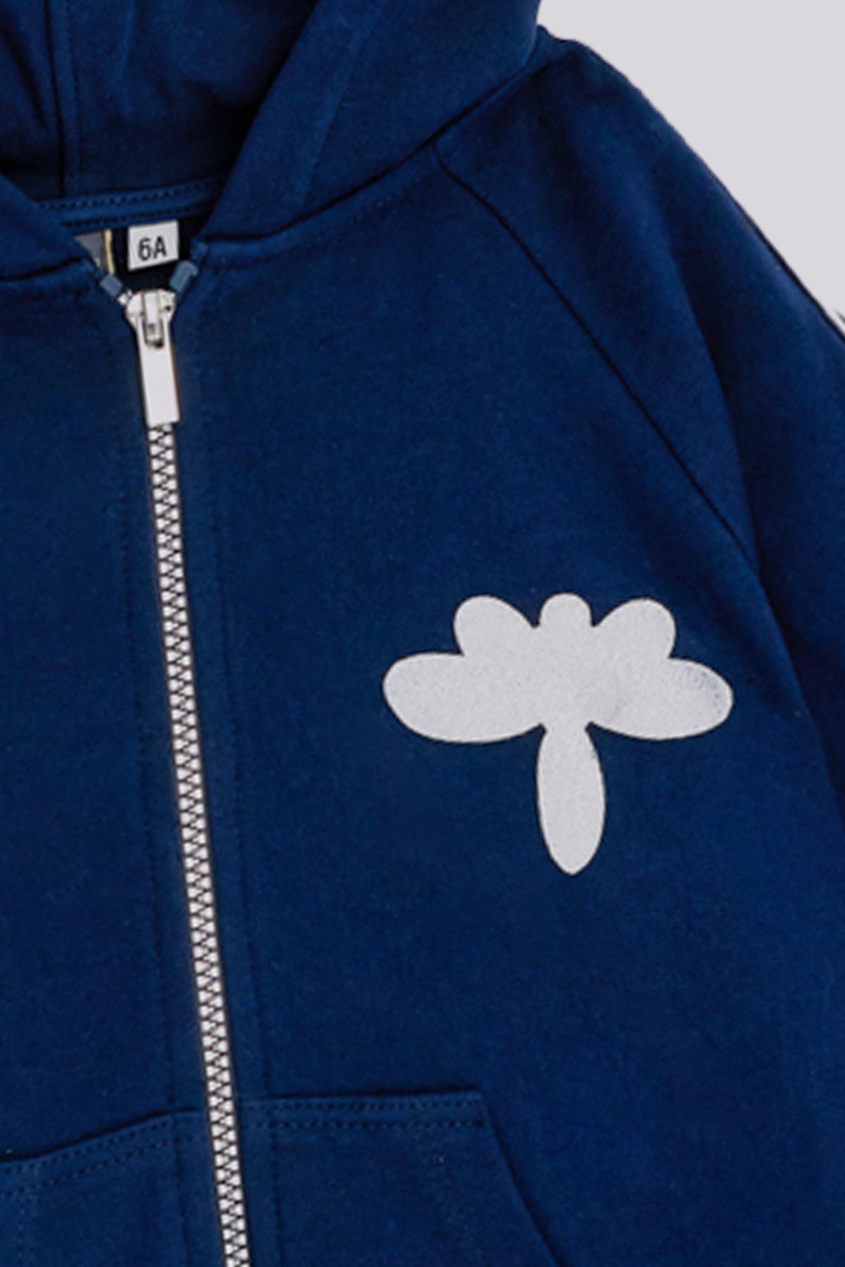 Girl Navy Blue Tracksuit Top