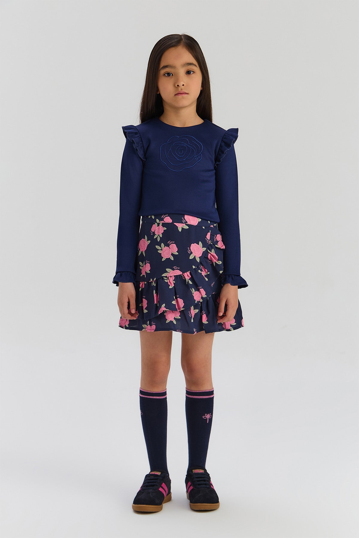 Girl Navy Blue Tshirt