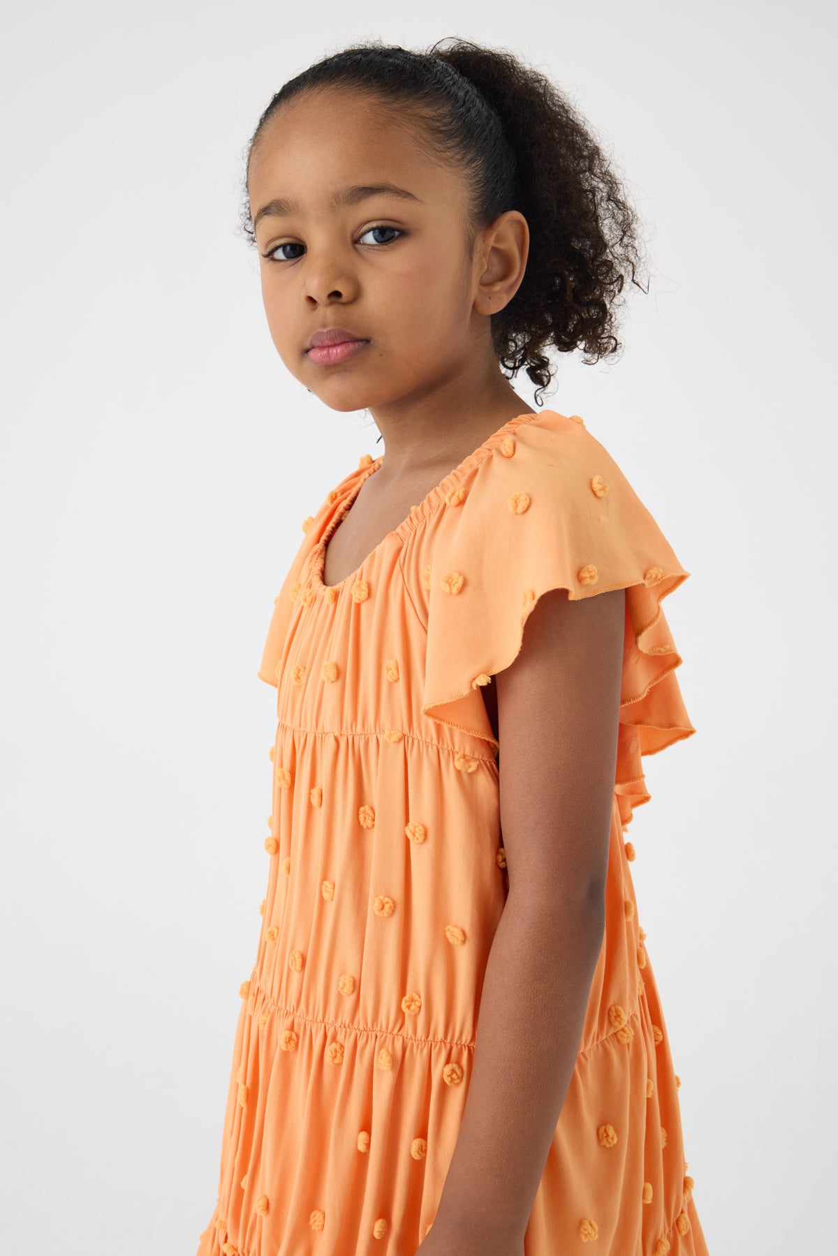 Girl Orange Dress